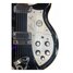 Sep 1990 Rickenbacker 381/6 JK, Jetglo: Free image