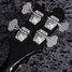 Aug 1998 Rickenbacker 4001/4 V63, Jetglo: Headstock - Rear