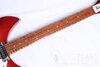 Jul 1994 Rickenbacker 1997/6 f hole, Fireglo: Neck - Rear