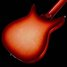 Aug 2014 Rickenbacker 1996/6 f hole, Fireglo: Body - Rear