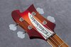 Oct 2014 Rickenbacker 4003/4 CB Checkered Binding, Fireglo: Headstock