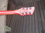 Rickenbacker 620/6 BH BT, Red: Headstock - Rear