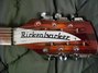Mar 1987 Rickenbacker 360/12 V64, Fireglo: Headstock