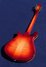 Rickenbacker 660/12 , Amber Fireglo: Full Instrument - Rear