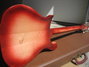Rickenbacker ES17/6 Electro, Fireglo: Body - Rear