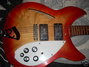 Rickenbacker 330/6 Mod, Fireglo: Close up - Free2