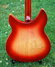 Rickenbacker 345/6 S, Fireglo: Body - Rear