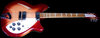 Rickenbacker 360/12 Mod, Fireglo: Full Instrument - Front