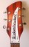 Nov 1966 Rickenbacker 330/6 , Fireglo: Headstock