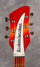Feb 2006 Rickenbacker 1996/6 f hole, Amber Fireglo: Headstock