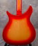 Feb 2006 Rickenbacker 1996/6 f hole, Amber Fireglo: Body - Rear