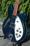 Rickenbacker 360/6 , Midnightblue: Close up - Free
