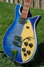 Rickenbacker 660/12 , Blueburst: Close up - Free
