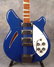 Rickenbacker 375/6 Refin, Azureglo: Body - Front