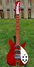 Rickenbacker 350/6 V63, Burgundy: Full Instrument - Front