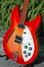 Rickenbacker 330/6 , Amber Fireglo: Close up - Free
