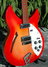 Rickenbacker 330/6 , Amber Fireglo: Close up - Free2