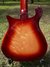 Oct 1991 Rickenbacker 660/12 TP, Fireglo: Body - Rear