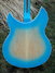 Oct 1997 Rickenbacker 360/6 V64, Shaded Blue: Body - Rear
