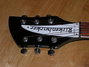 Jul 2004 Rickenbacker 360/6 , Jetglo: Headstock