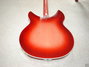 Jan 2007 Rickenbacker 360/12 C63, Fireglo: Body - Rear
