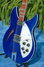 Rickenbacker 360/12 V64, Midnightblue: Close up - Free