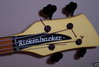 Dec 1988 Rickenbacker 2030/4 BH BT, White: Headstock