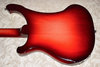 Apr 2008 Rickenbacker 4003/5 Conversion, Fireglo: Body - Rear