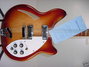Rickenbacker 360/12 , Autumnglo: Full Instrument - Rear