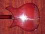 Dec 1980 Rickenbacker 320/6 , Burgundy: Body - Rear