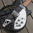 Rickenbacker 360/12 Refin, Black: Close up - Free2