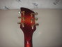 Sep 1989 Rickenbacker 250/6 El Dorado, Fireglo: Headstock - Rear