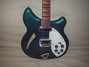 Rickenbacker 360/6 , Turquoise: Body - Front