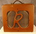 Dec 1949 Rickenbacker M-11/amp , Two tone brown: Headstock