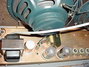 Rickenbacker B-16-ACombo/amp , Silver: Neck - Rear