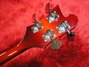 Rickenbacker 4003/4 , Amber Fireglo: Headstock - Rear