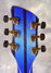 Rickenbacker 700/6 PW Build (acoustic), Blueburst: Headstock - Rear