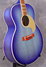 Rickenbacker 700/6 PW Build (acoustic), Blueburst: Close up - Free