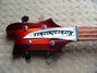 Jul 2009 Rickenbacker 4001/4 C64, Fireglo: Headstock