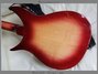 Aug 1986 Rickenbacker 350/6 Liverpool, Fireglo: Body - Rear
