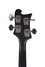 Rickenbacker 4001/4 C64S, Matte Black: Headstock - Rear