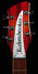Apr 2007 Rickenbacker 360/6 , Amber Fireglo: Headstock