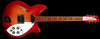 Rickenbacker 360/6 , Amber Fireglo: Full Instrument - Front