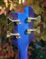 Rickenbacker 4004/4 Cii, Trans Blue: Headstock - Rear