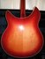 Dec 1990 Rickenbacker 360/12 V64, Fireglo: Body - Rear