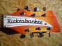 Rickenbacker 1996/6 RoMo, Fireglo: Headstock