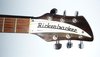 Rickenbacker 1997/6 Refin, Jetglo: Headstock