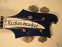 May 1982 Rickenbacker 4001/4 , Azureglo: Headstock