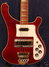 Rickenbacker 4001/4 , Burgundy: Body - Front