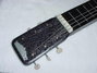 Dec 1937 Rickenbacker 59/6 LapSteel, Black crinkle: Headstock